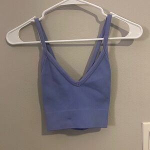 Elegant Lavender V-Neck Bandeau